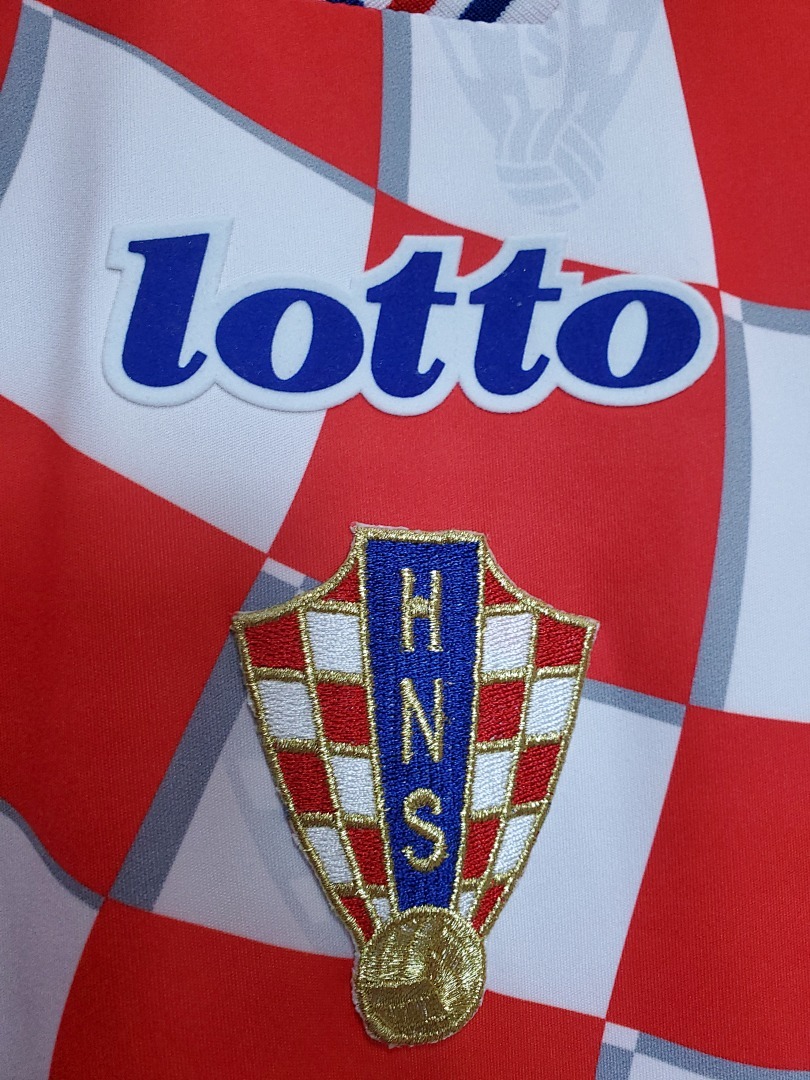 Croatie Maillot Domicile Retro 1998 miniature 12
