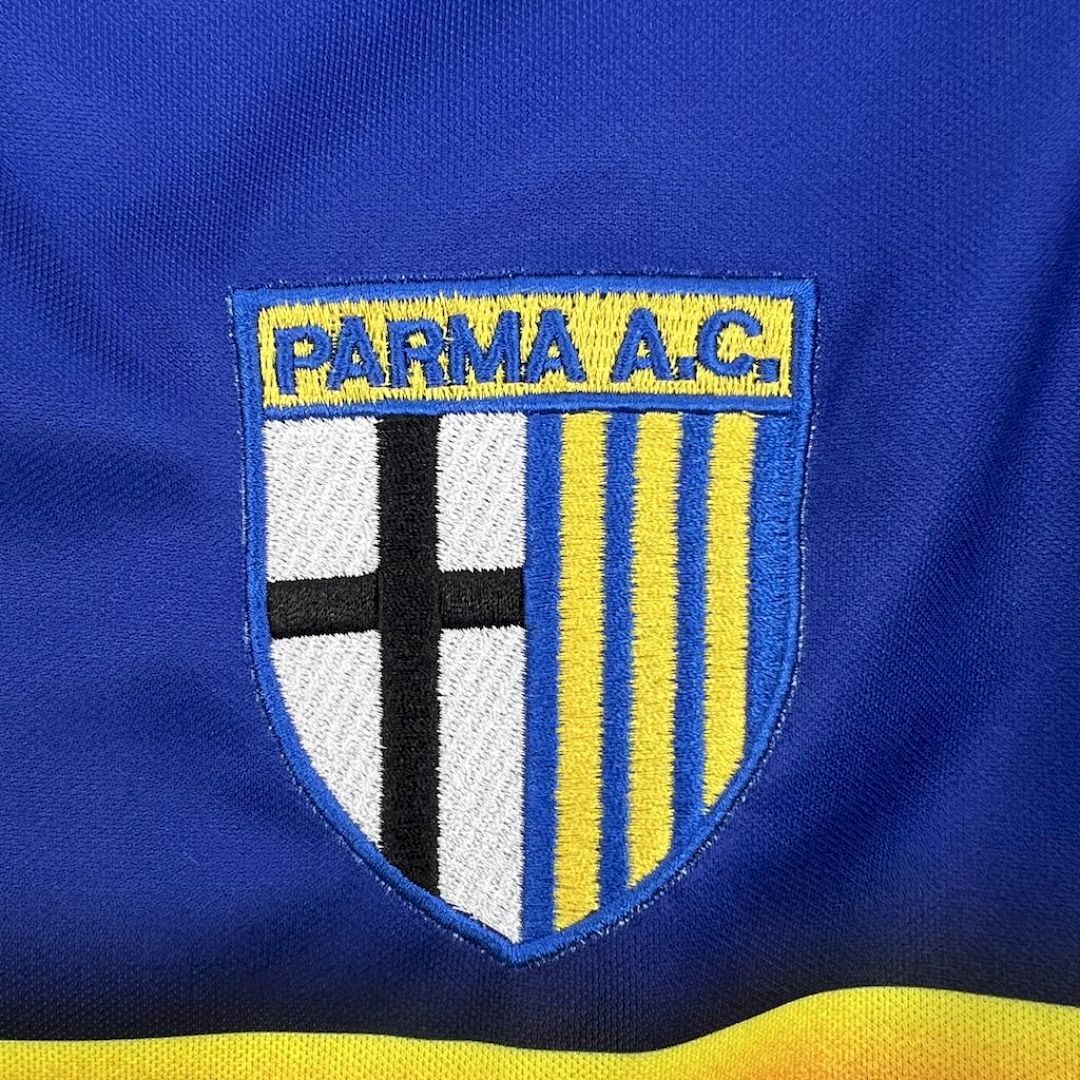 Parma Calcio 2001-2002 Maillot Domicile Retro miniature 3