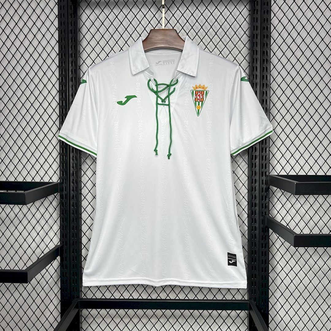 Cordoba Cf 2024-2025 Year Anniversary Maillot Domicile Edition Speciale Retro miniature 2