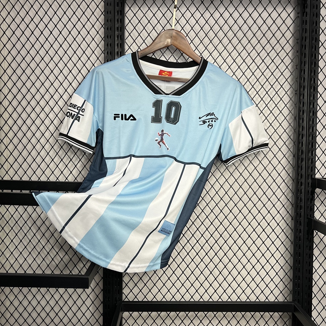 Argentine Maillot Domicile Retro 2001