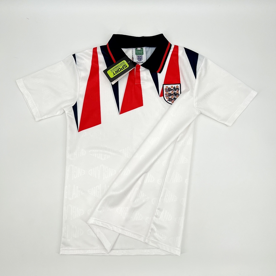 Angleterre Maillot Domicile Retro 1992 miniature 6