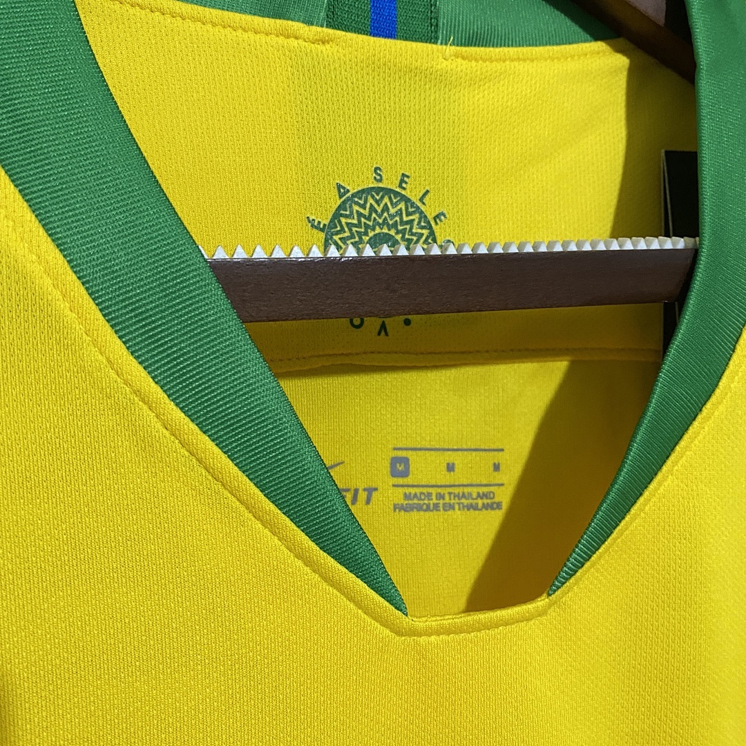 Bresil Maillot Domicile 2018 miniature 6