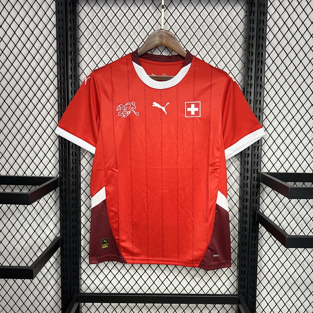 Switzerland 2024-2025 Euro Maillot Domicile miniature 2