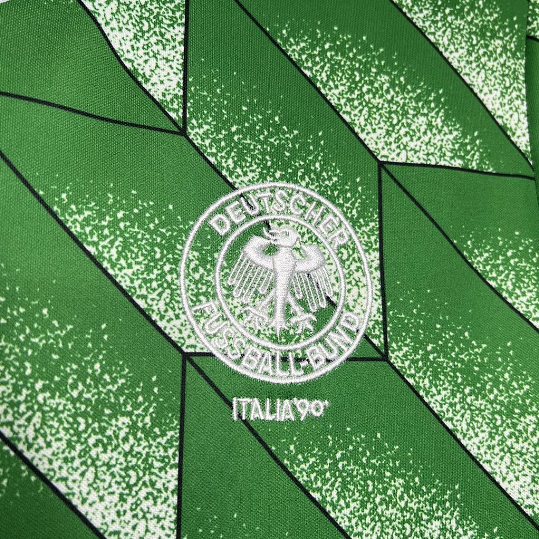 Allemagne Maillot Exterieur Retro 1990 miniature 3