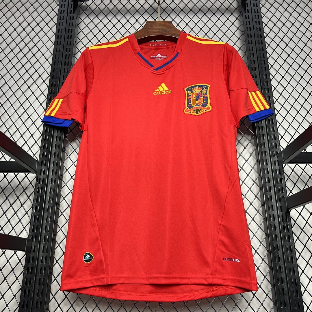 Espagne Maillot Domicile Retro 2010 miniature 4