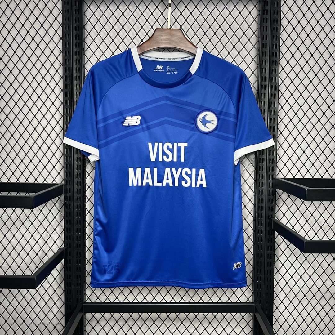Cardiff City F C 2024-2025 Maillot Domicile miniature 2
