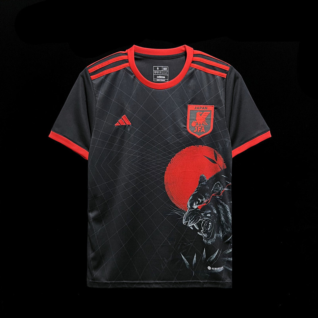 2324 Japanese Black Leopard Head Special Edition S Xxl Maillot Domicile Edition Speciale