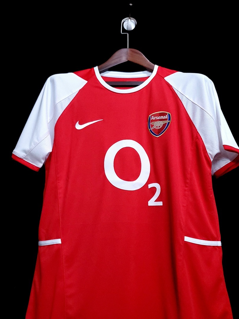 Arsenal Maillot Domicile Retro 2002-2004 miniature 4