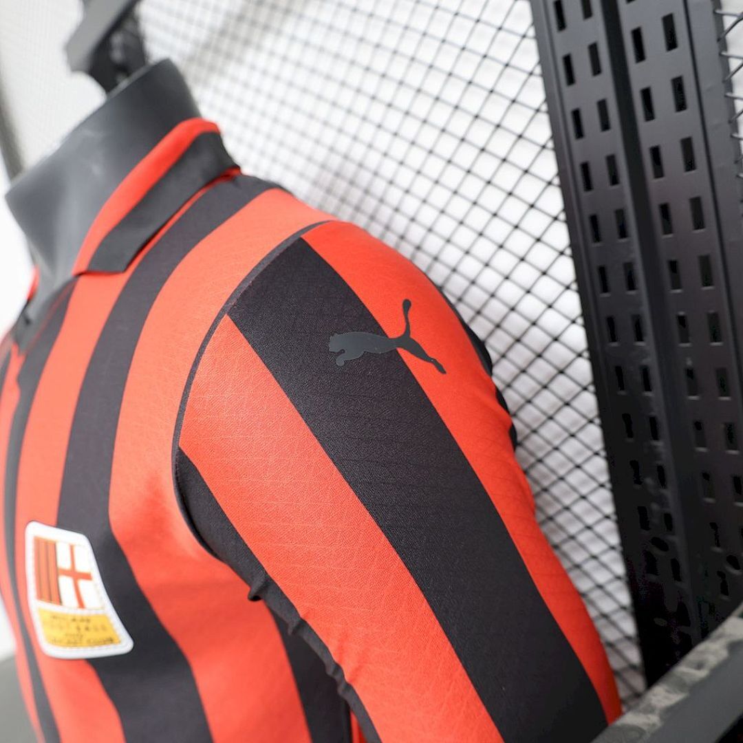 AC Milan Maillot Domicile Version Joueur Manches Longues Edition Speciale Retro miniature 3