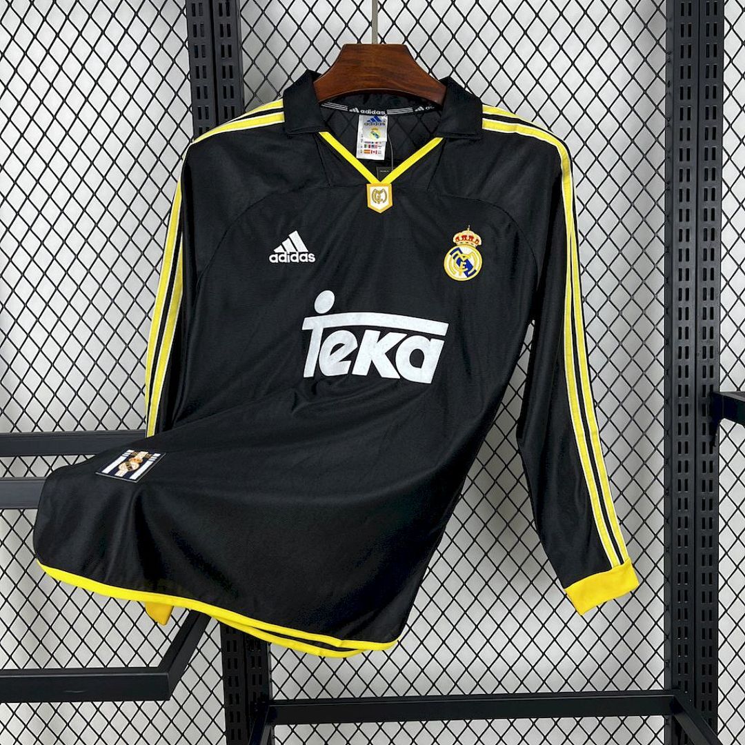 Real Madrid Maillot Exterieur Manches Longues Retro