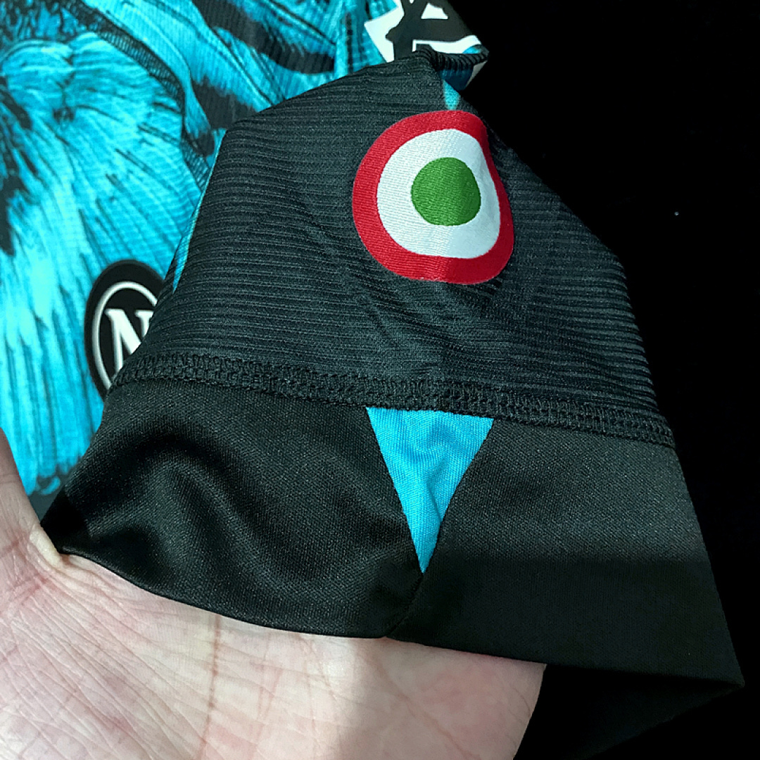 Kappa Marcelo Burlon Naples Joint Edition Black S 2Xl Maillot Domicile miniature 12