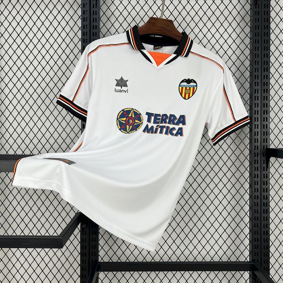 Valencia Cf 199900 Maillot Domicile Retro