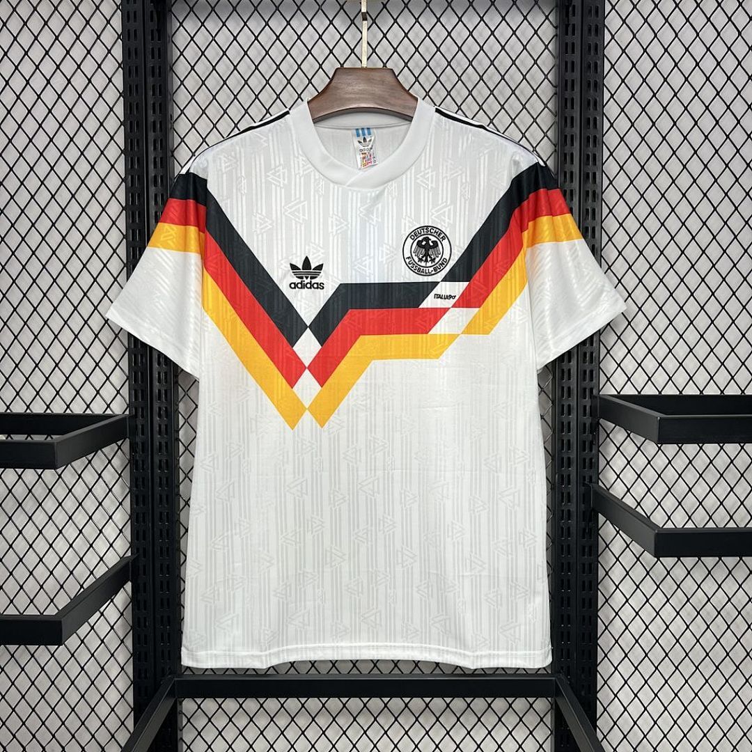 Allemagne Maillot Domicile Retro 1990 miniature 2
