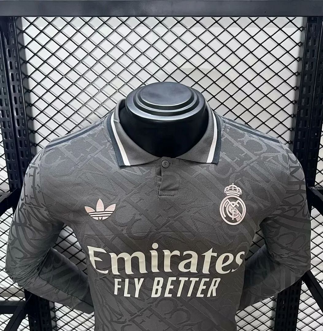 Real Madrid Maillot Third Version Joueur Manches Longues miniature 2