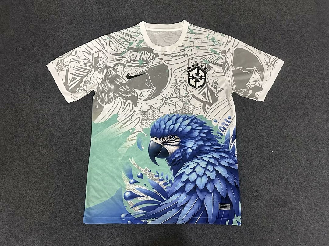Brazilian Blue Parrot Special Edition S Xxl Maillot Domicile Edition Speciale