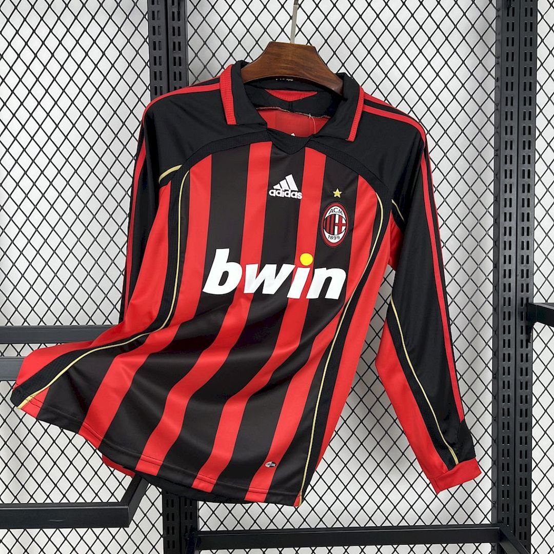 AC Milan Maillot Domicile Manches Longues Retro