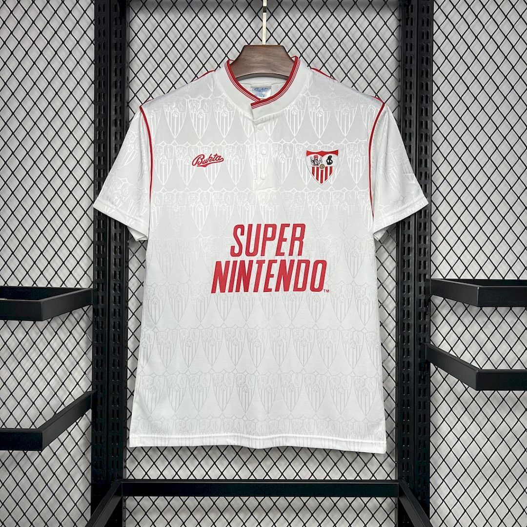 Sevilla Fc 199192 Maillot Domicile Retro miniature 10