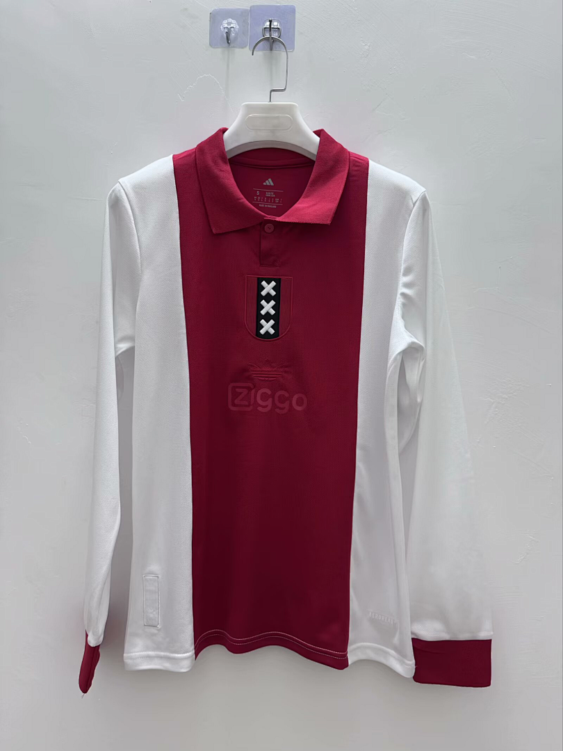 Ajax Maillot Domicile Manches Longues Edition Speciale 2025-2026