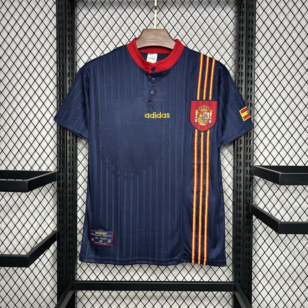 Espagne Maillot Exterieur Retro 1996 miniature 3