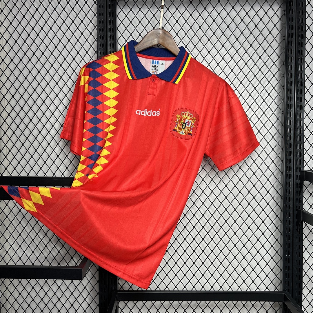 Espagne Maillot Domicile Retro 1994