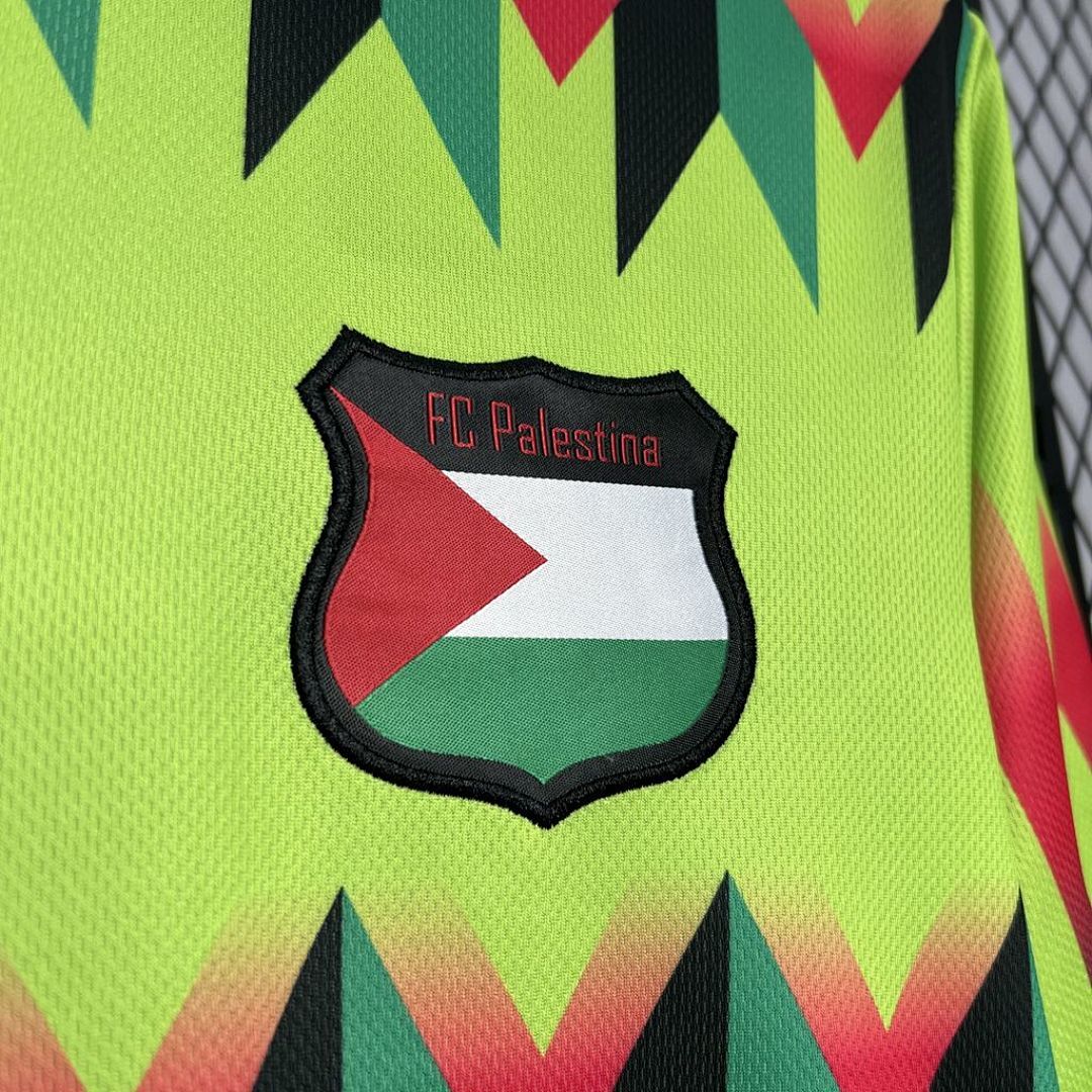 Cd Palestino 2024-2025 Hypepeace Joint Edition Maillot Domicile Retro miniature 4