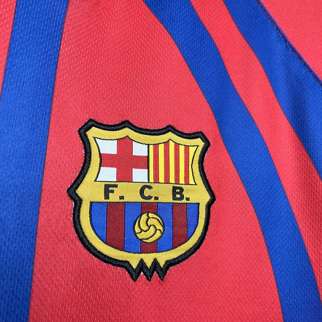 FC Barcelone Maillot Domicile Retro 1998 miniature 5