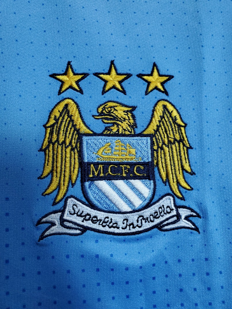 Manchester City Maillot Domicile Retro 2011-2012 miniature 7