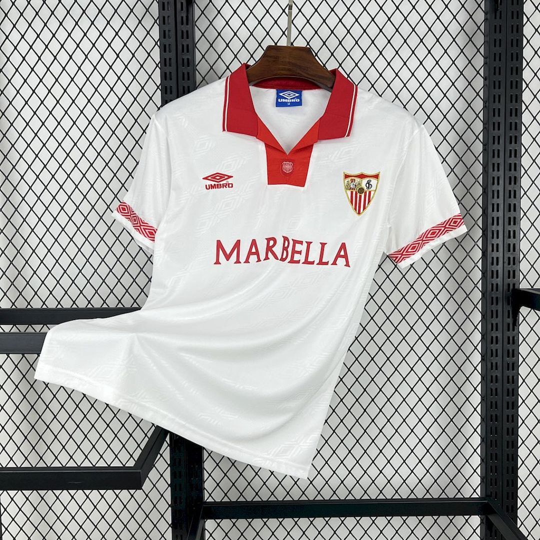 Sevilla Fc 199496 Maillot Domicile Retro