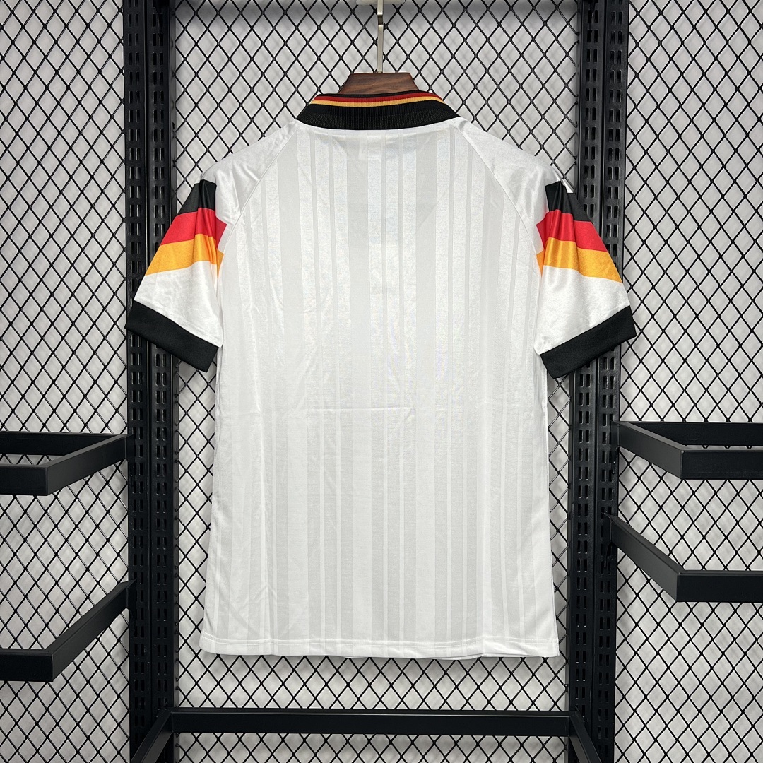 Allemagne Maillot Domicile Retro 1992 miniature 7