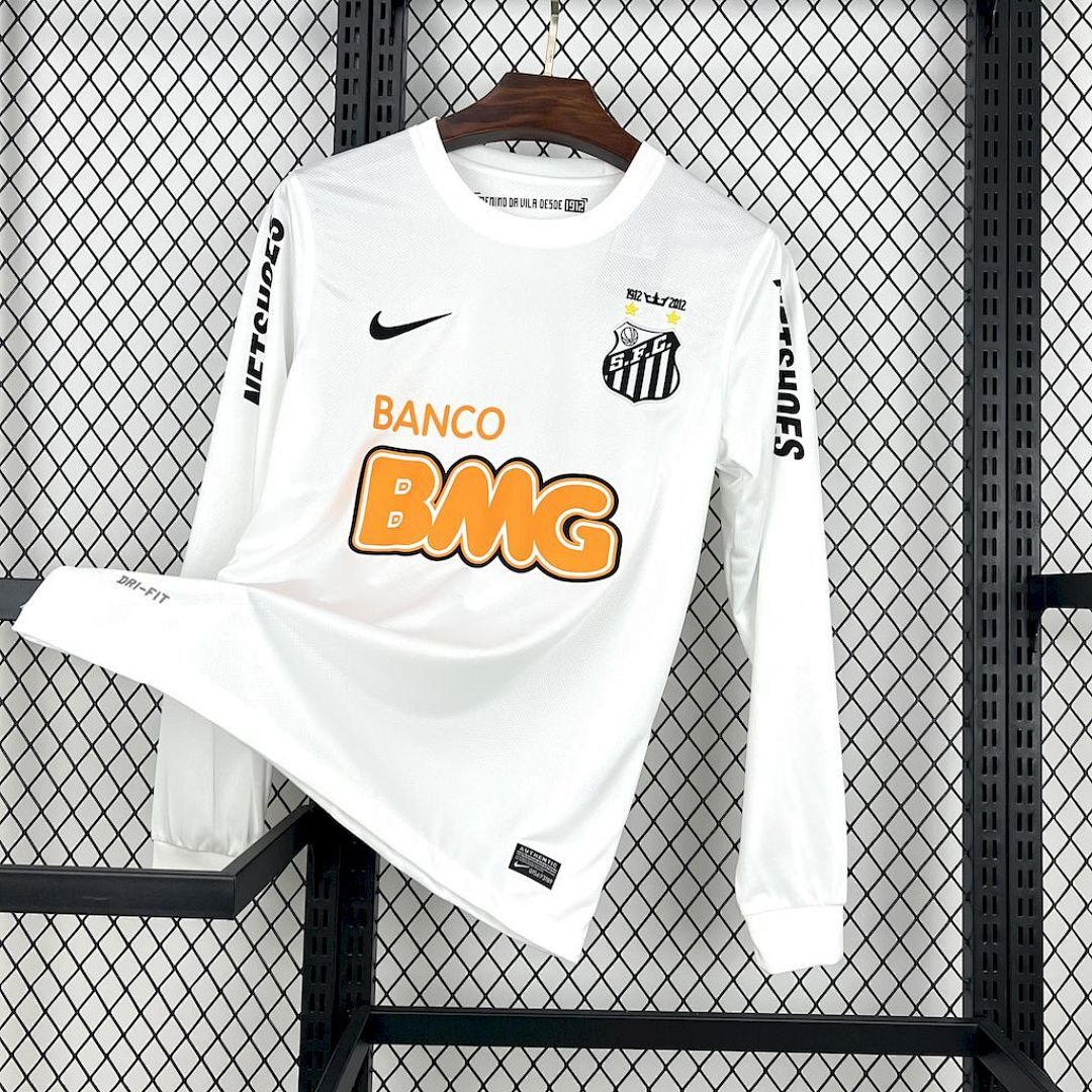 Santos Maillot Domicile Manches Longues Retro