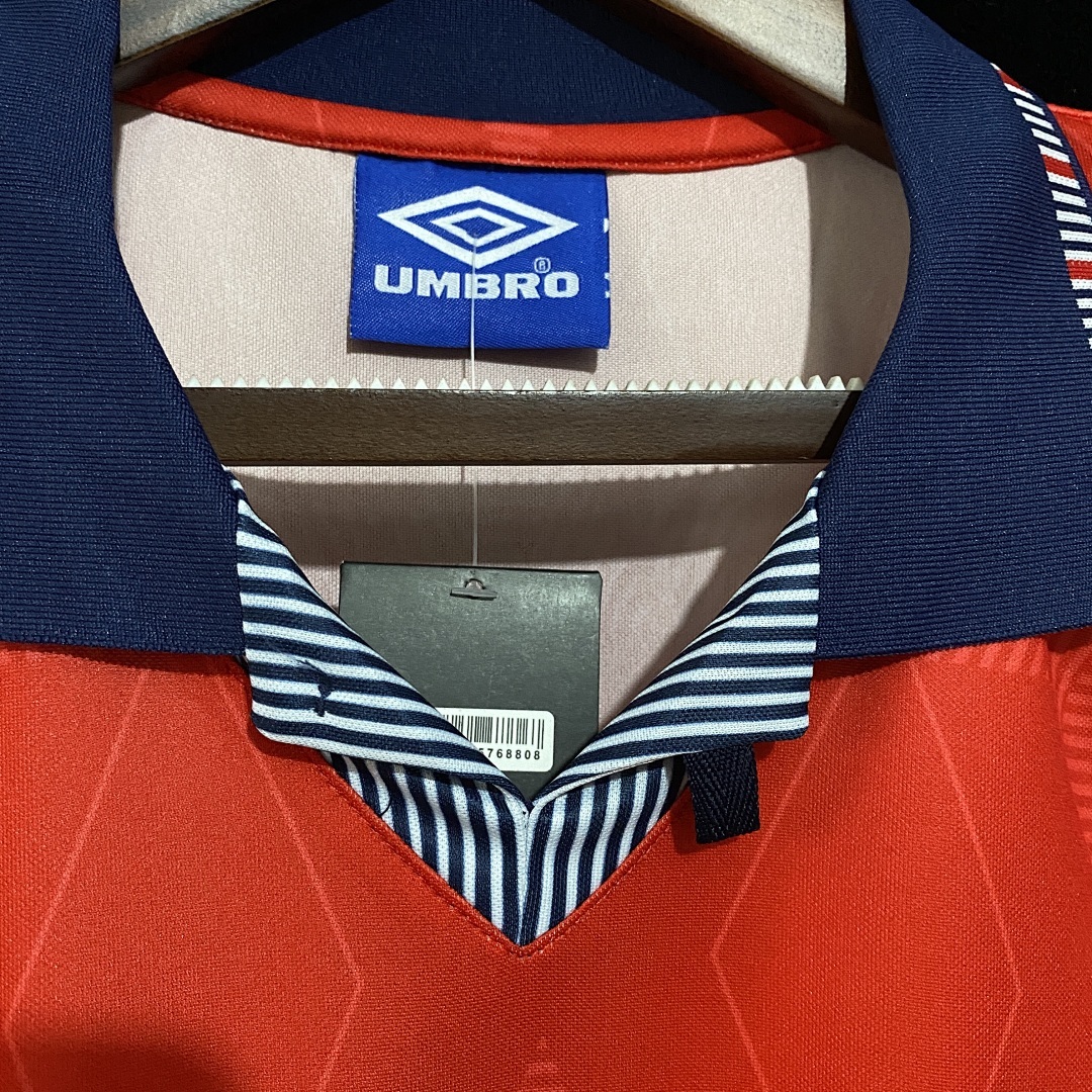 Angleterre Maillot Exterieur Retro 1990 miniature 5