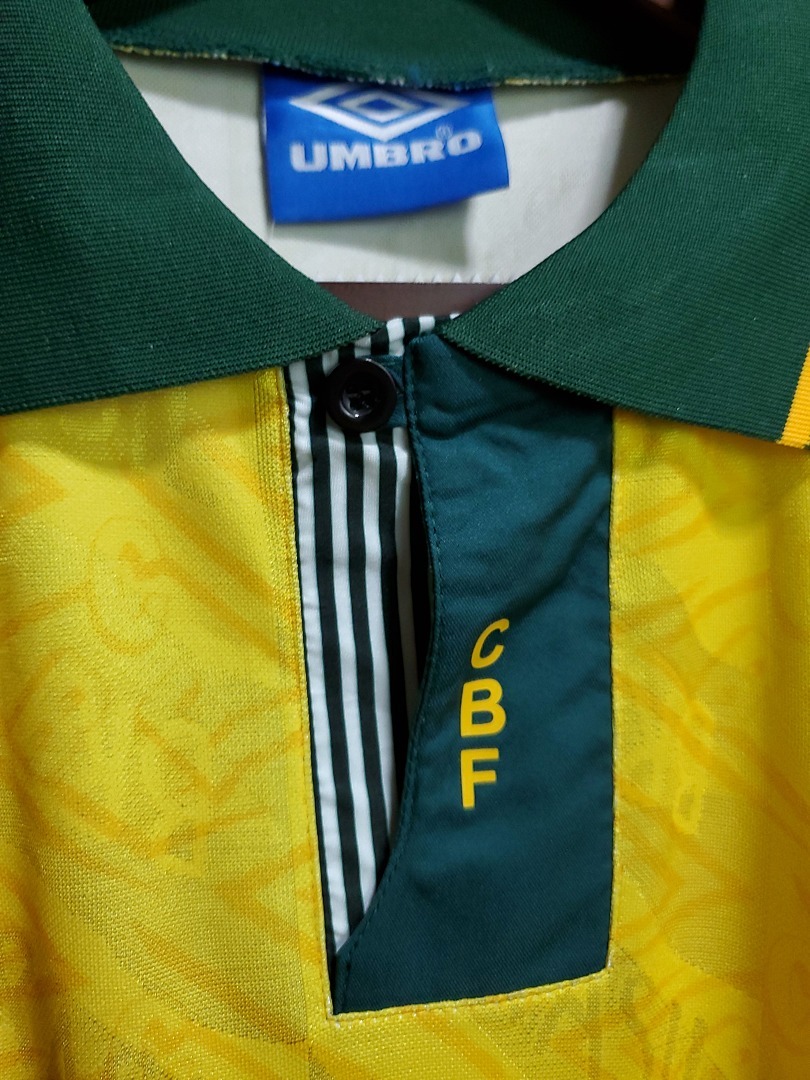 Bresil Maillot Domicile Retro 1991-1993 miniature 12