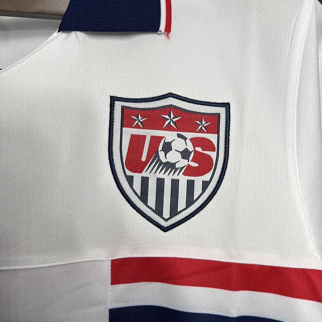 Etats-Unis Maillot Domicile Retro 1995 miniature 3