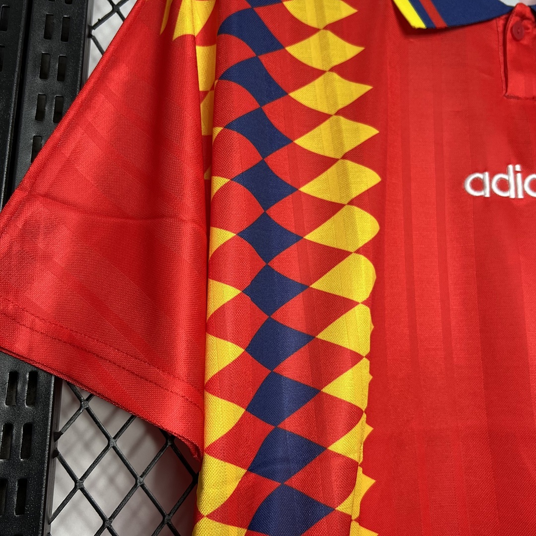 Espagne Maillot Domicile Retro 1994 miniature 4
