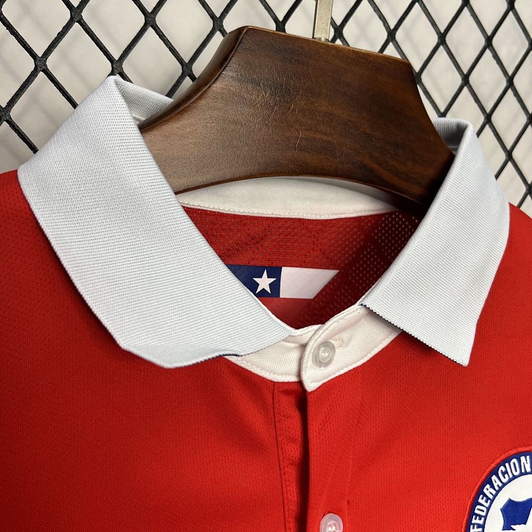 Chile 2015-2016 Maillot Domicile Retro miniature 2