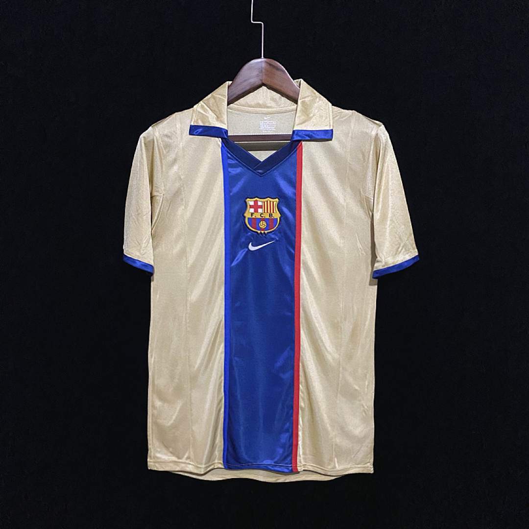 FC Barcelone Maillot Exterieur Retro 2002