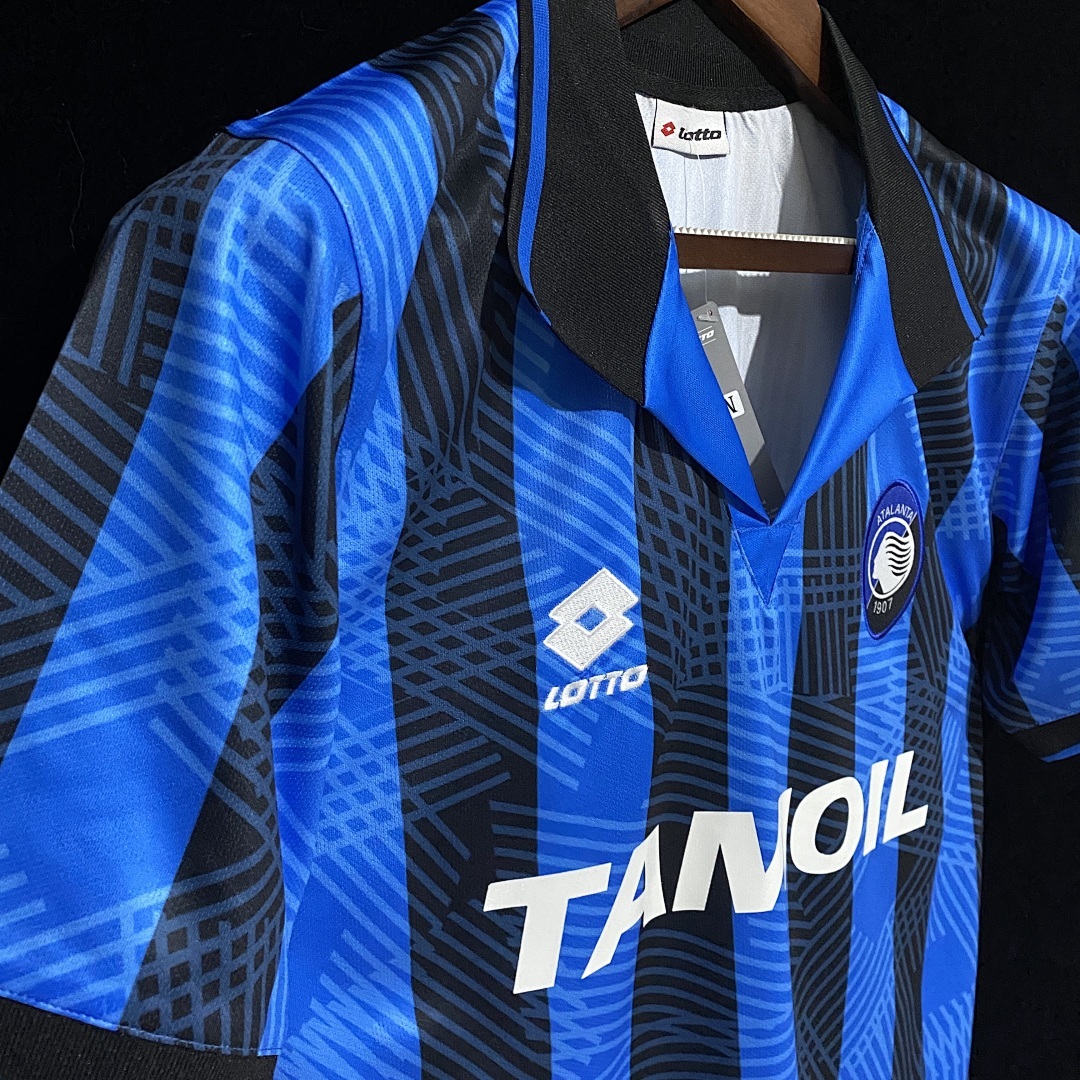 Vintage Atlanta Blue S 2Xl Maillot Domicile Retro 1991 miniature 3
