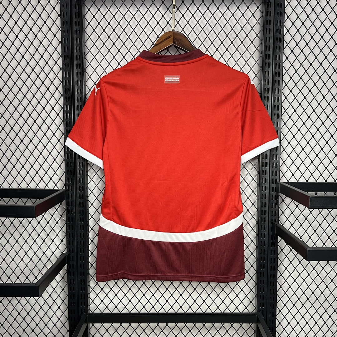 Switzerland 2024-2025 Euro Maillot Domicile miniature 6