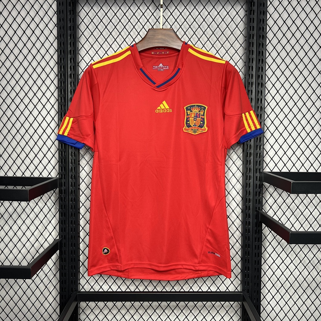 Espagne Maillot Domicile Retro 2010 miniature 7