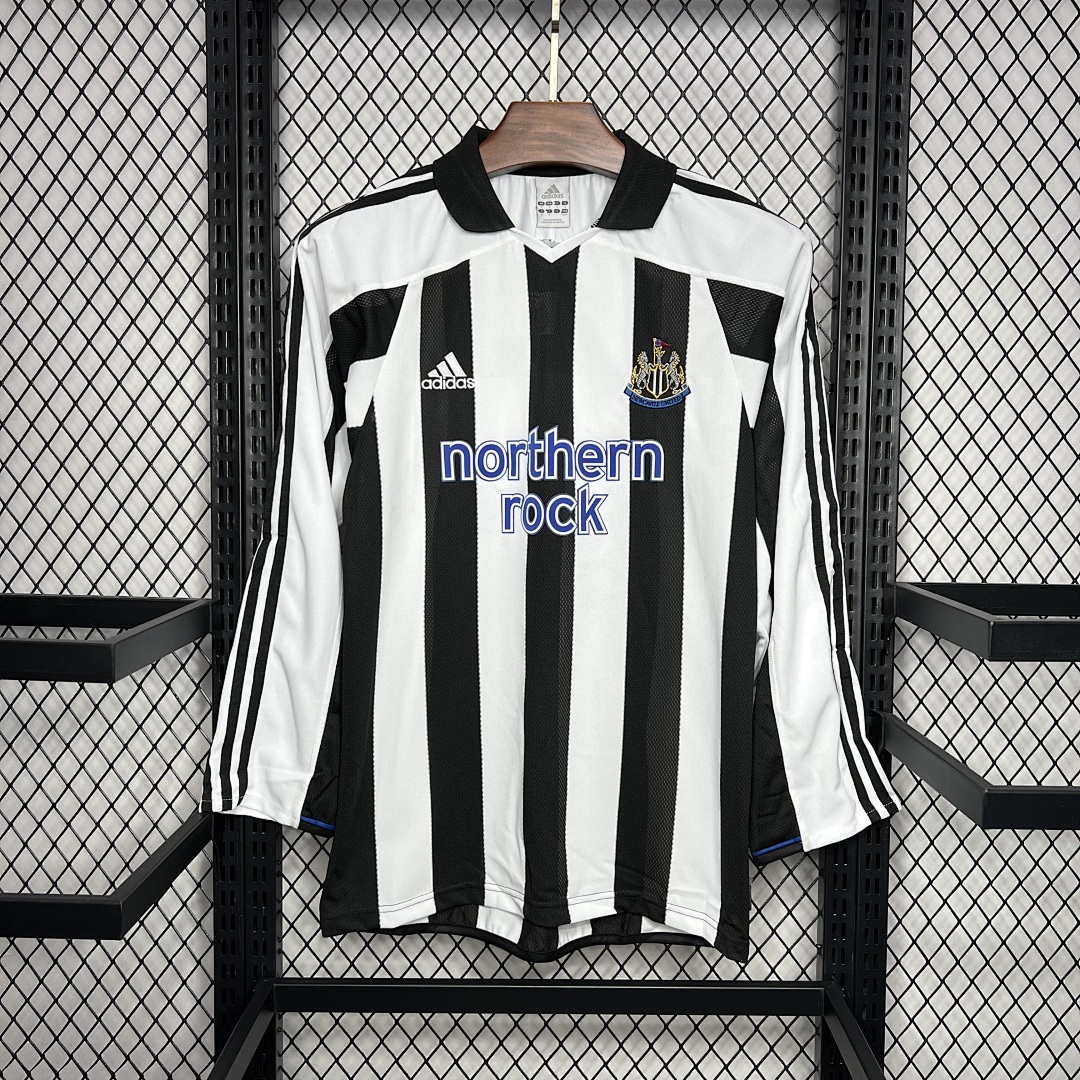 Newcastle Maillot Domicile Manches Longues Retro miniature 3