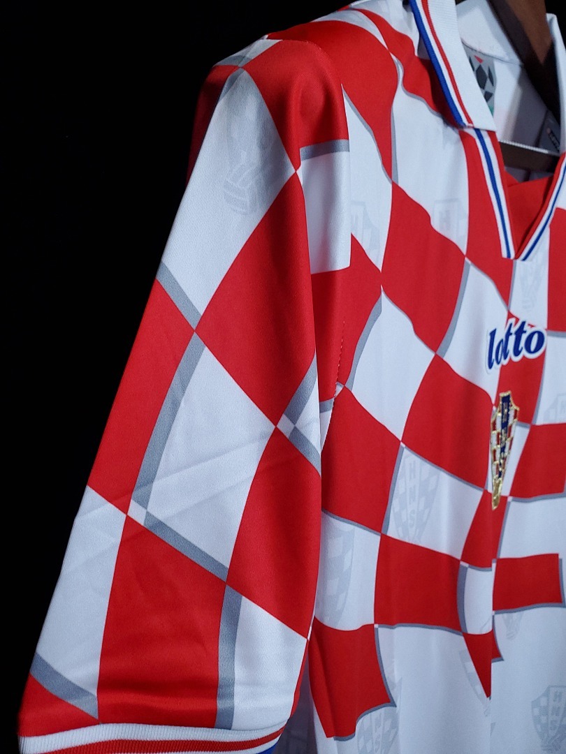 Croatie Maillot Domicile Retro 1998 miniature 11