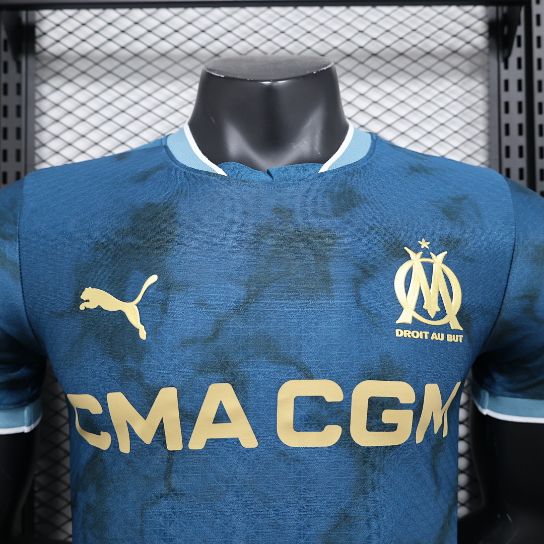 Olympique de Marseille Maillot Exterieur Version Joueur miniature 8