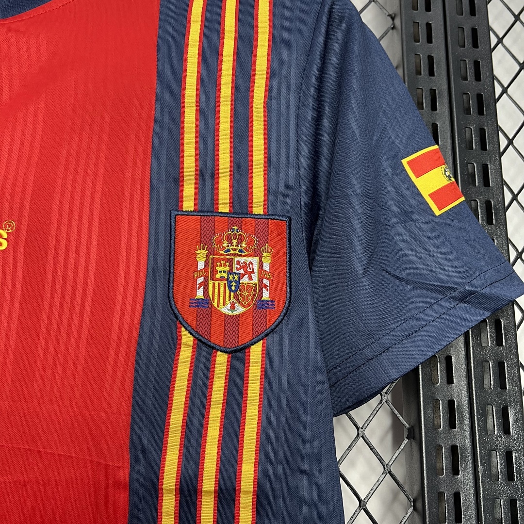 Espagne Maillot Domicile Retro 1996 miniature 3