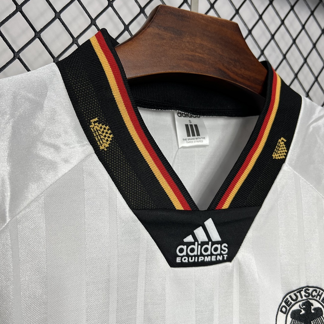 Allemagne Maillot Domicile Retro 1992 miniature 9