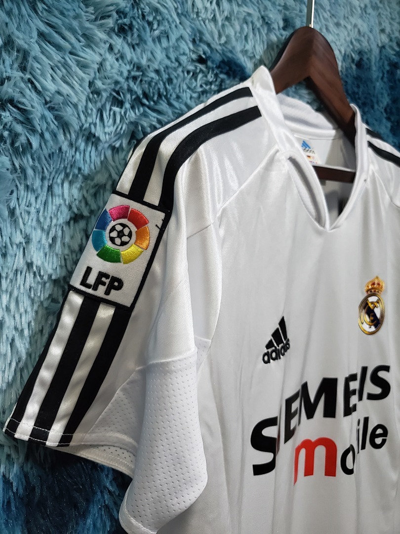 Real Madrid Maillot Domicile Retro 2004-2005 miniature 5