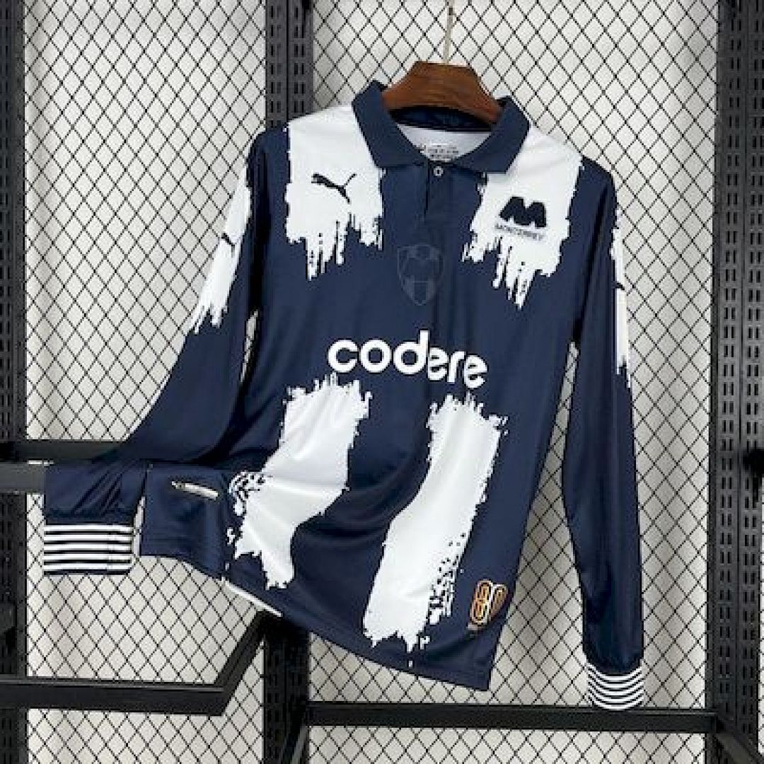 Monterrey 202526 Edioon Especial Aniersariof Long Sleeves Maillot Domicile Manches Longues