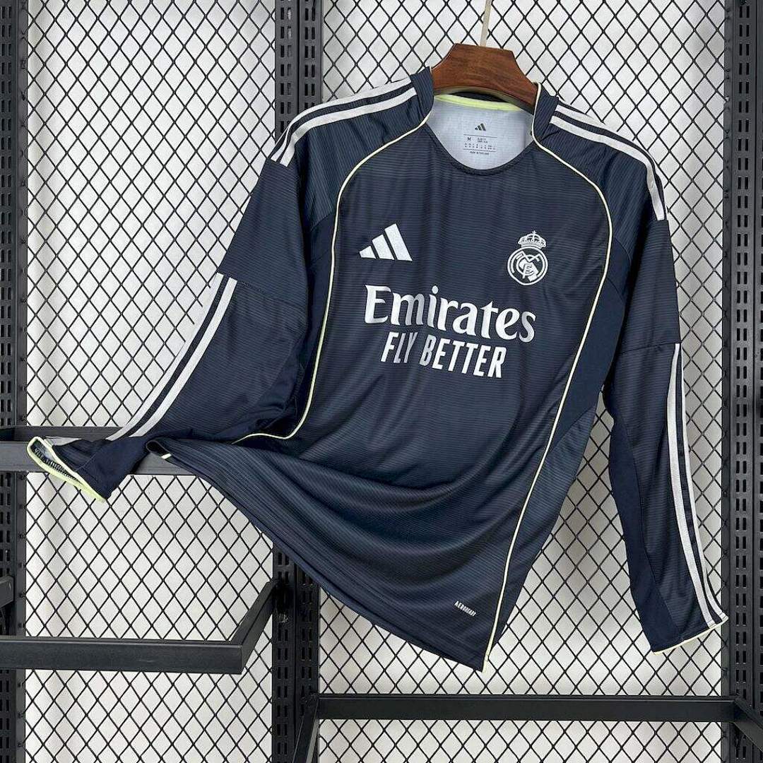 Real Madrid Maillot Exterieur Manches Longues