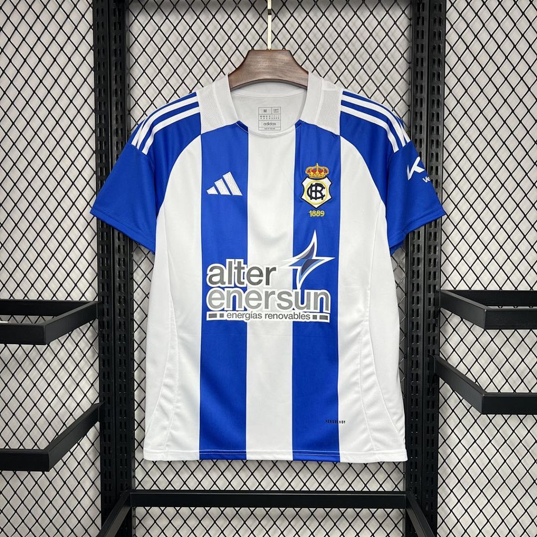 Real Club Recreativo De Huelva 2024-2025 Maillot Domicile miniature 2