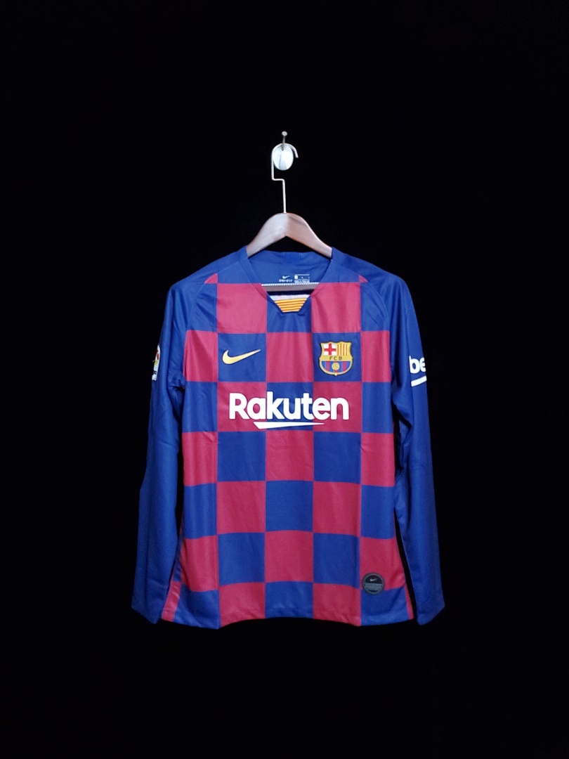 FC Barcelone Maillot Domicile Manches Longues 2019-2020