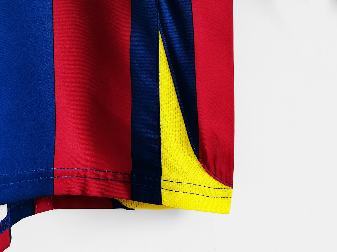 FC Barcelone Maillot Domicile Manches Longues Retro 2005-2006 miniature 4